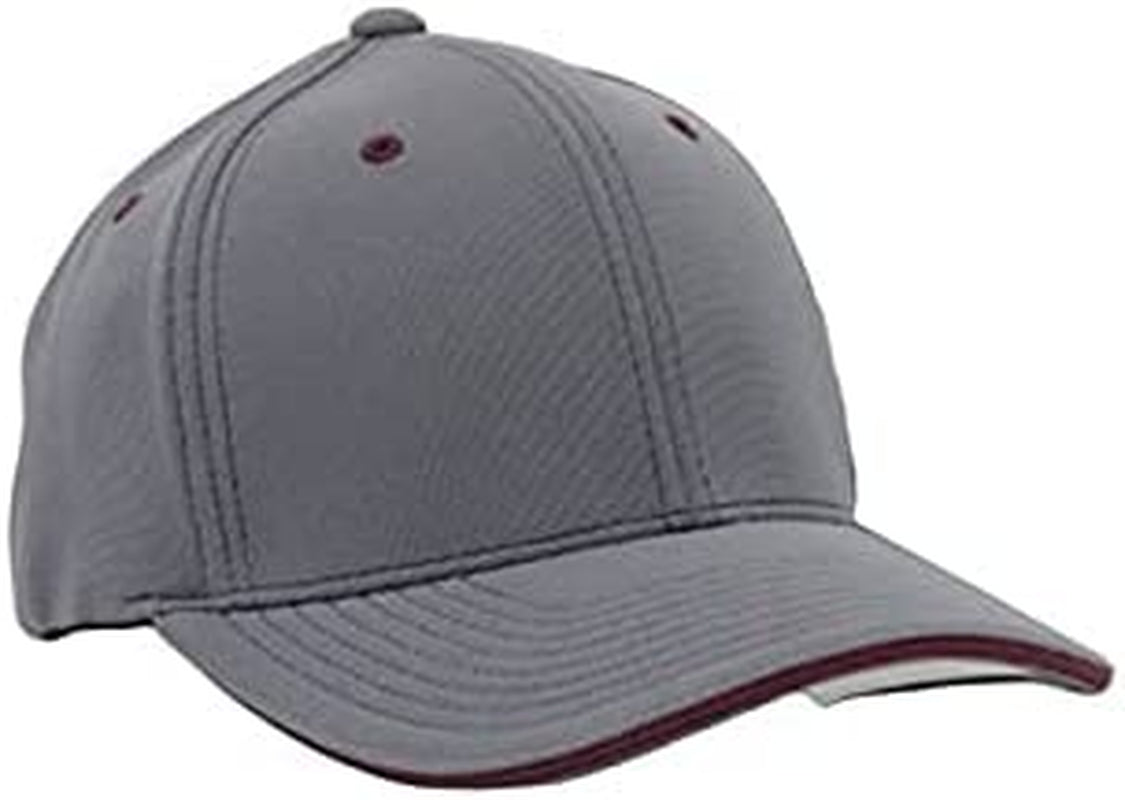 Universal M2 Contrast Flexfit® Cap Apparel & Accessories > Clothing Accessories > Headwear Pacific Headwear Graphite/Maroon Large-X-Large 
