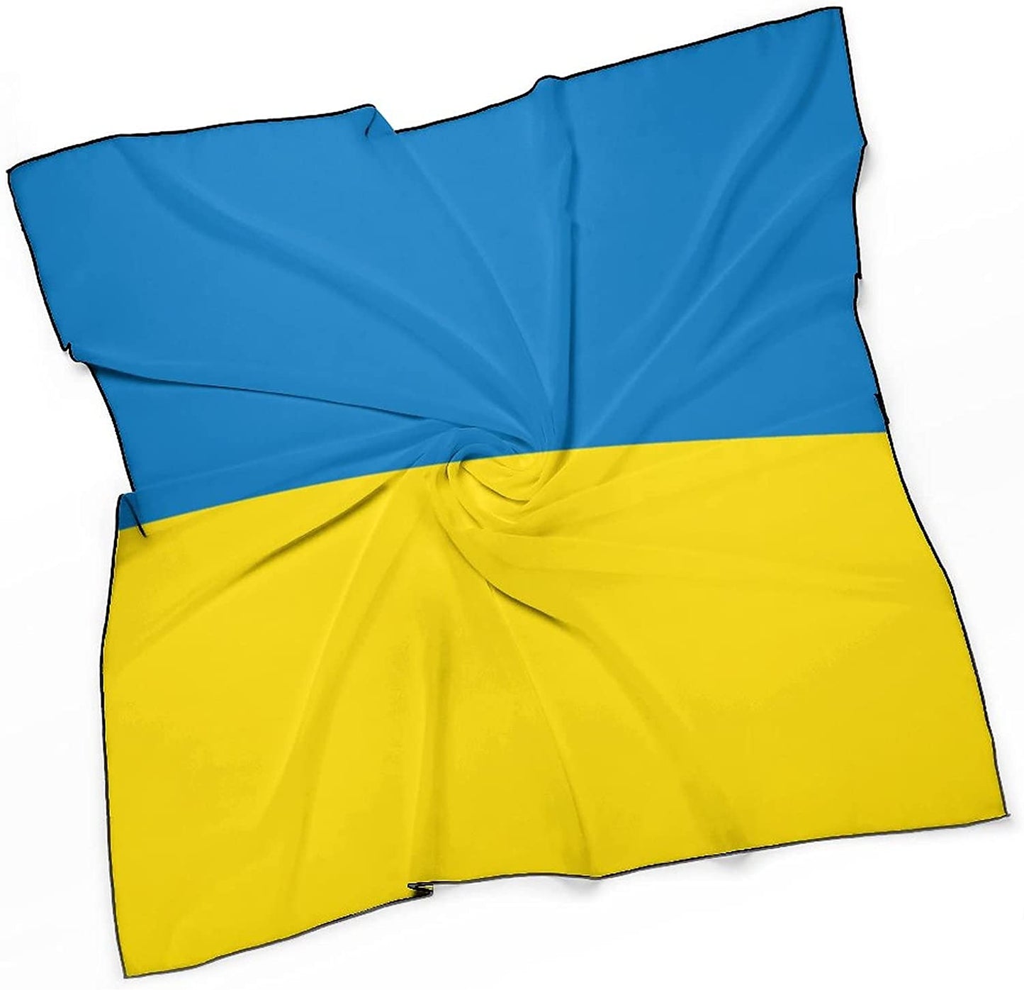 Buonota Ukrainian Flag Fashion Square Scarf Neck Scarf Head Scarf Shawl, Very Suitable for Events, Parties, Weddings, Travel, Birthday Gifts Apparel & Accessories > Clothing Accessories > Scarves & Shawls Buonota   