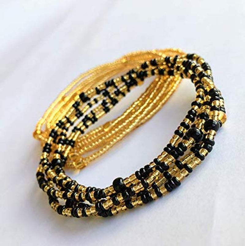 Tuoshei 12 Pieces Summer Jewelry Waist Bead Set Colorful Waist Bead Belly Bead African Waist Bead Body Chain Beaded Belly Chain Bikini Jewelry for Woman Girl (12PCS Style7) (Style 1) Apparel & Accessories > Jewelry > Body Jewelry Tuoshei   