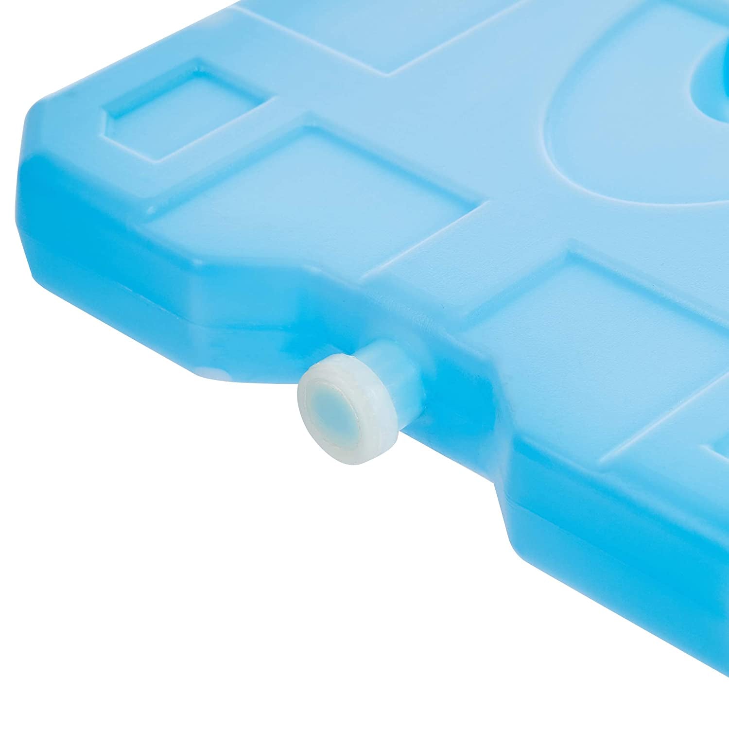 Reusable Hard Sided Rectangular Ice Pack, 10.4" X 7.9" X 1.2", Blue, Pack of 4 Apparel & Accessories > Jewelry > Anklets KYLIE MAX   