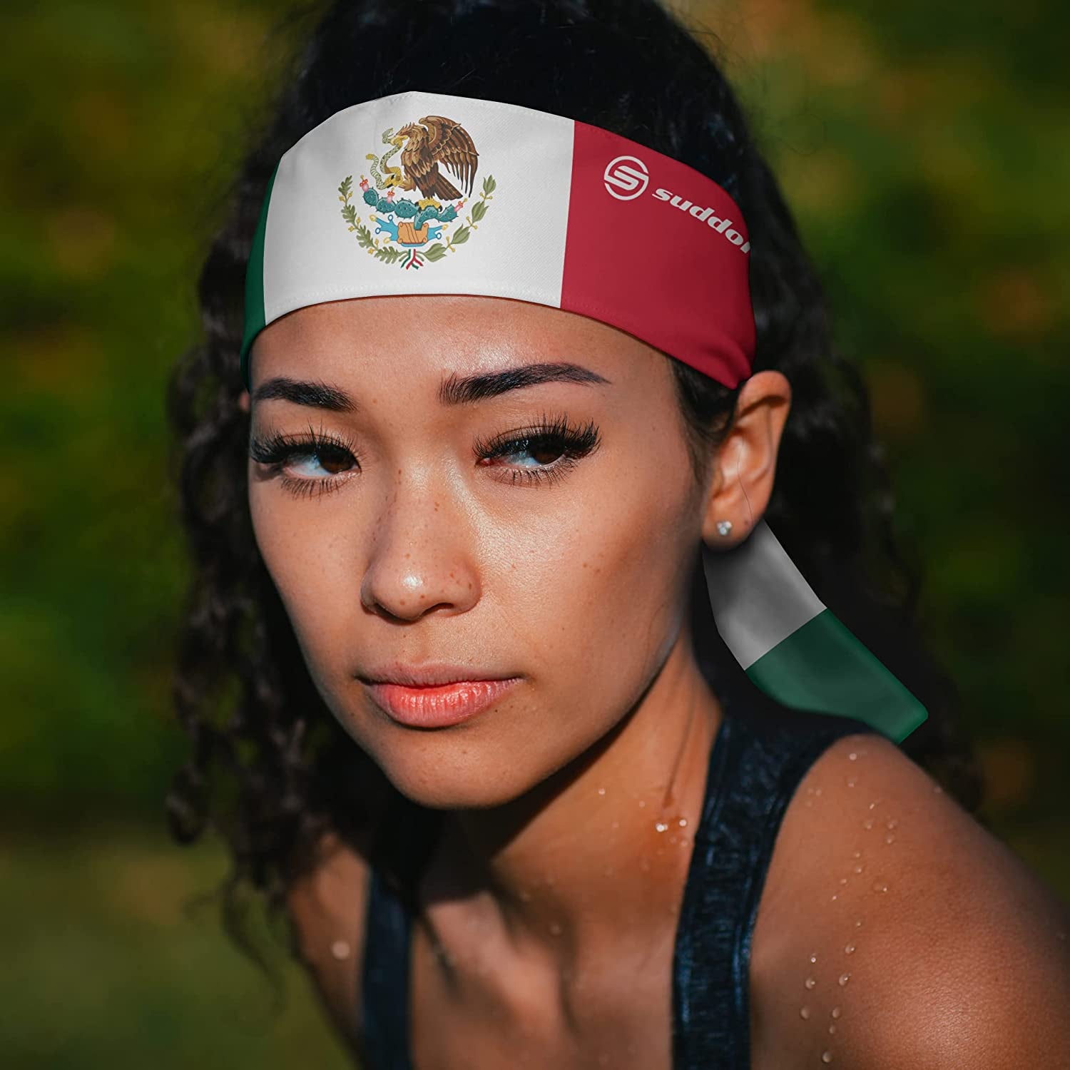 Suddora Country Flag Tie Headbands - Workout, Sports, Costume and National Team Accessories Apparel & Accessories > Clothing Accessories > Bandanas & Headties Suddora   