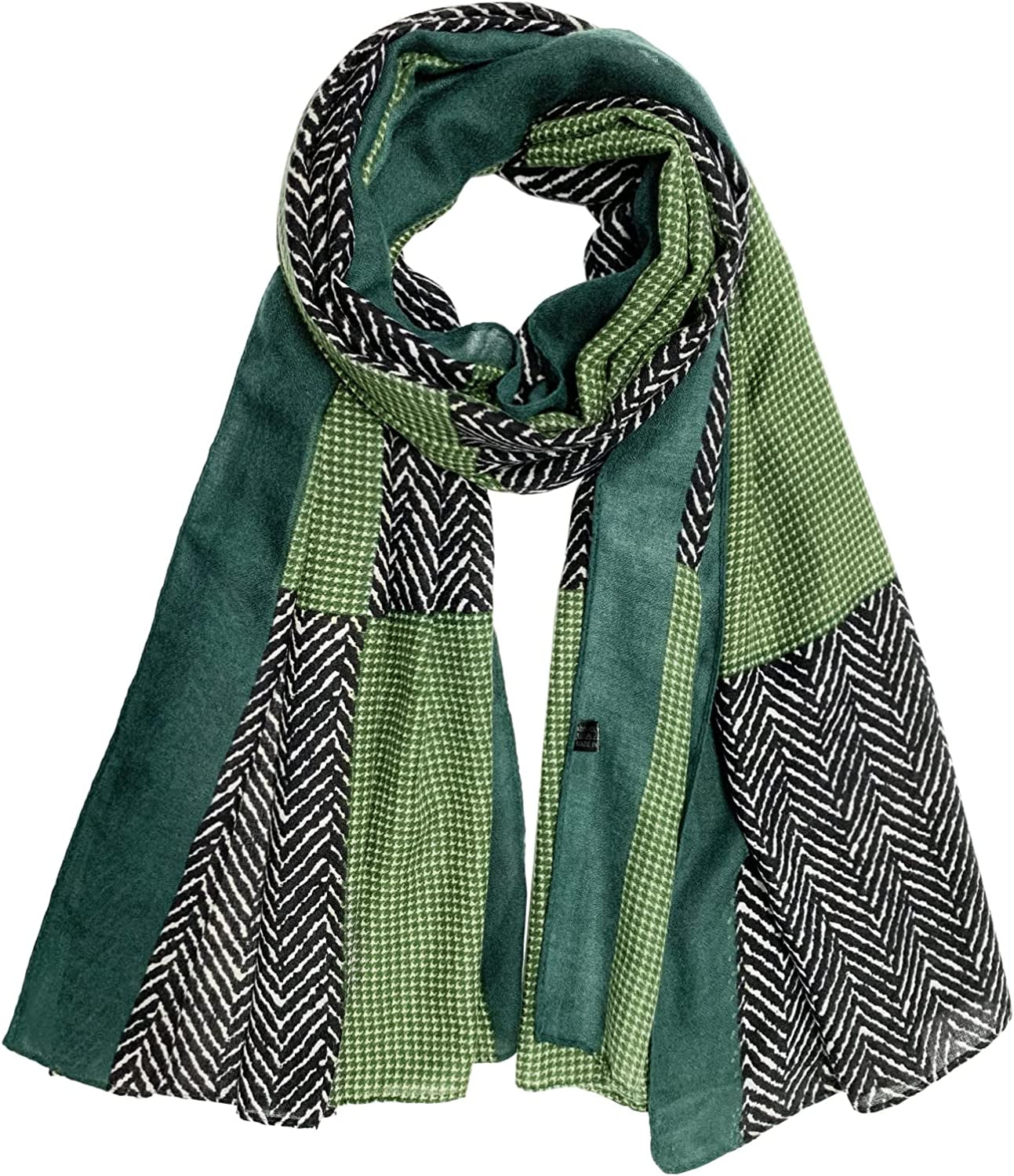 FINIZO Women'S Scarves Lady Light Soft Fashion Solid Scarf Wrap Shawl for All Season Apparel & Accessories > Clothing Accessories > Scarves & Shawls FINIZO 11-green  