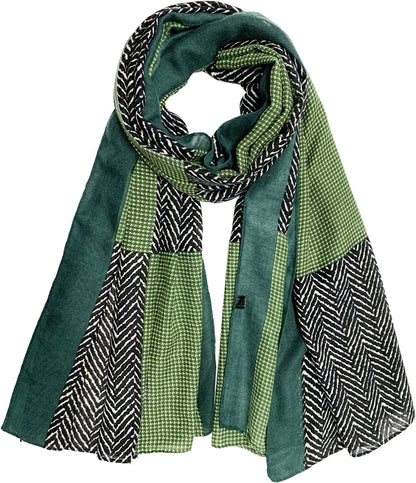 FINIZO Women'S Scarves Lady Light Soft Fashion Solid Scarf Wrap Shawl for All Season Apparel & Accessories > Clothing Accessories > Scarves & Shawls FINIZO 11-green  