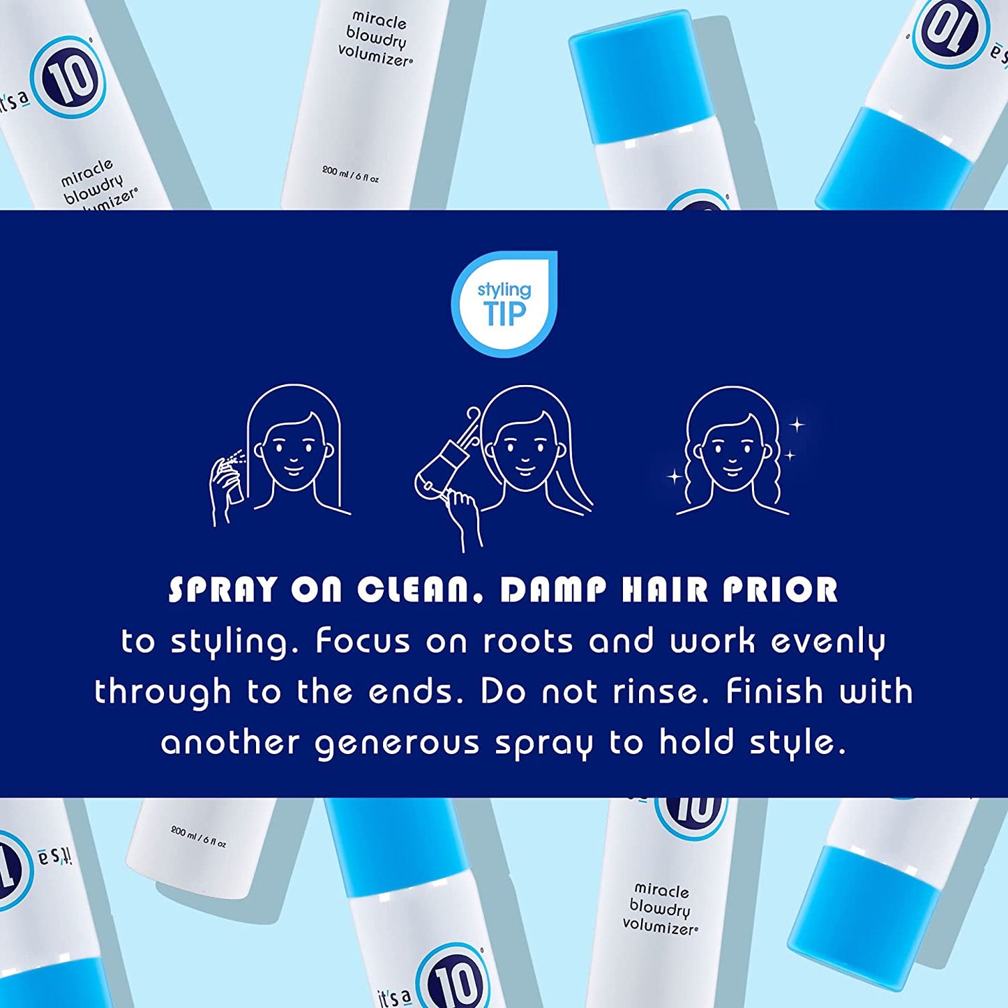 It'S a 10 Miracle Blow Dry Volumizer, 6 Ounce Health & Beauty > Personal Care > Hair Care it's a 10   