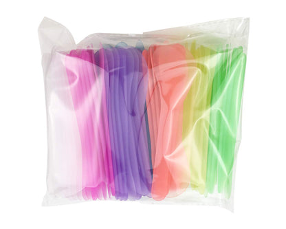 Qsqueen 100 PCS Cosmetic Spatula for Makeup Face Mask Plastic Spoon Disposable Makeup Tools for Mixing and Sampling 4.88'' X 1.06" Random Color Health & Beauty > Personal Care > Cosmetics > Cosmetic Tools > Skin Care Tools QsQueen   