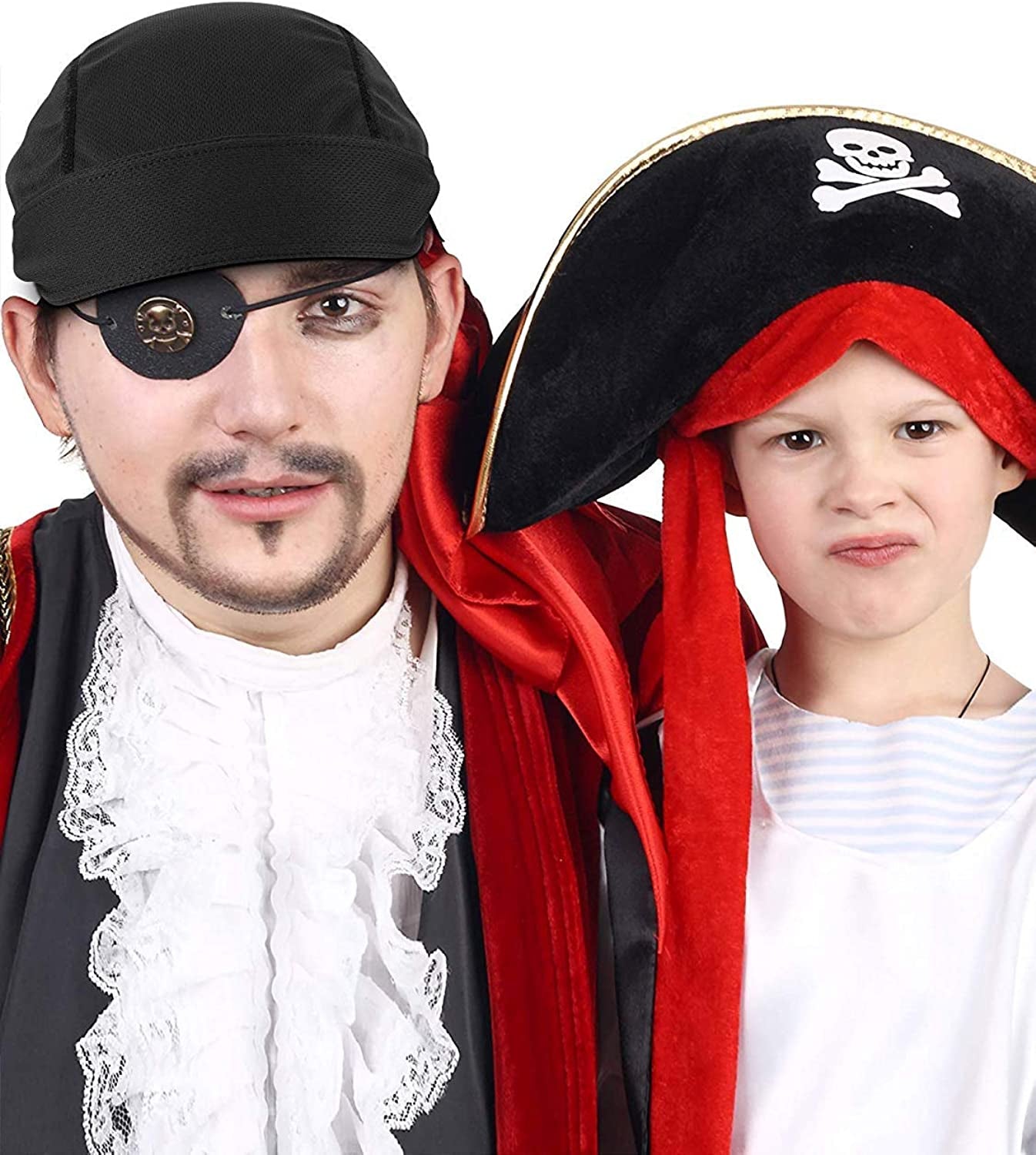 Chuangdi Sweat-Wicking Beanie Cap Skull Cap, Quick-Drying Pirate Hats for Men and Women Favors Apparel & Accessories > Clothing Accessories > Bandanas & Headties Chuangdi   