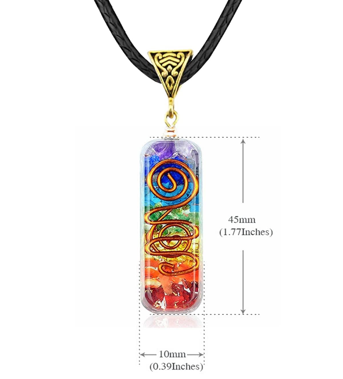 7 Chakra Crystals Healing Bracelet Necklace Stone Tree of Life Pendant Positive Energy Yoga Spiritual Natural Gemstone Jewelry Set
