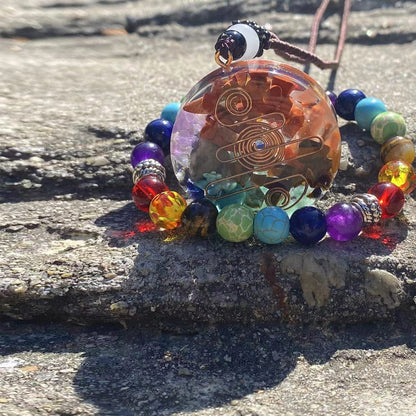 7 Chakra Necklace Chakra Bracelet Jewelry Set for Women Men Healing Colorful Energy Stones Pandent and Bracelets