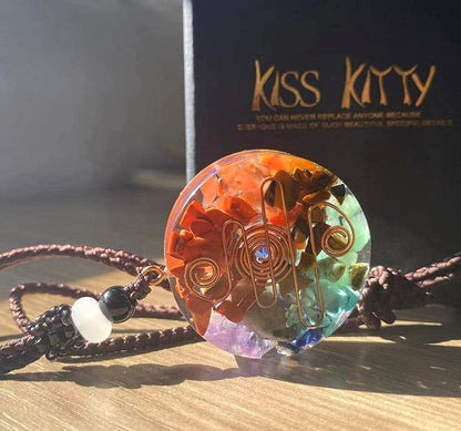 7 Chakra Necklace Chakra Bracelet Jewelry Set for Women Men Healing Colorful Energy Stones Pandent and Bracelets