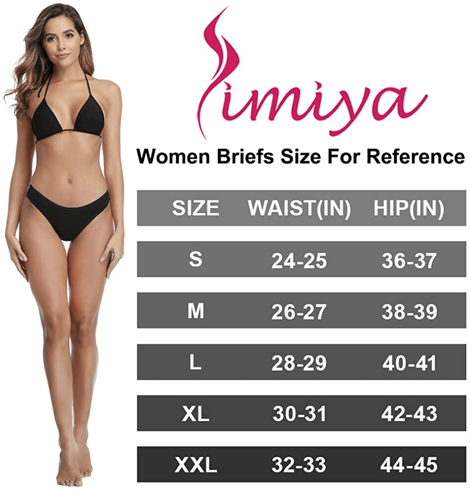 7 Pack Womens Cotton Underwear Comfort Breathable Bikini Panties Apparel & Accessories > Clothing > Underwear & Socks > Underwear SIMIYA   