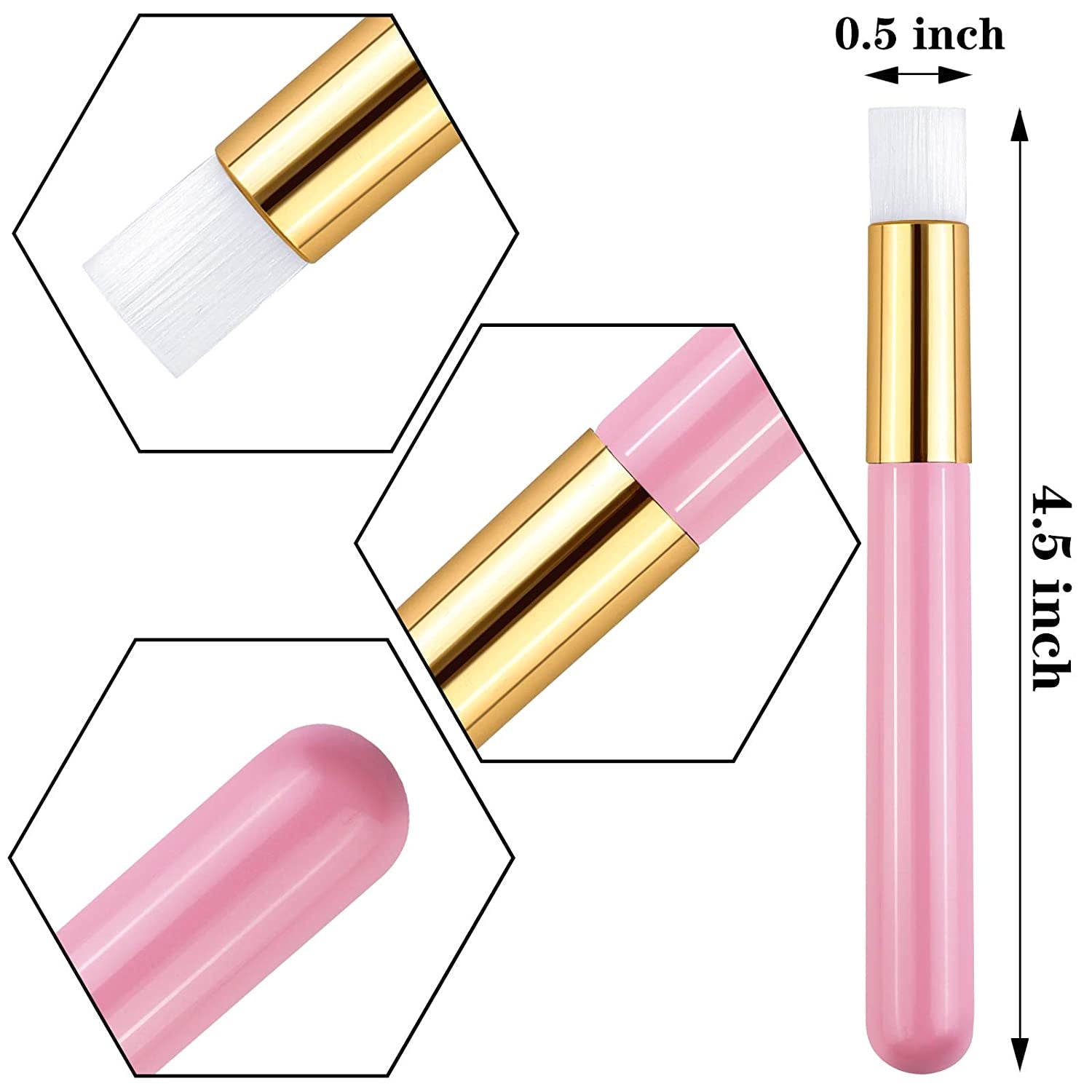 Elcoho 20 Pieces Lash Shampoo Brushes Facial Cleansing Brushes Cosmetic Eyelash Extension Peel off Blackhead Brush Remover Tool Cleansing Brush Nose Pore with 50 Eyelash Brushes, Pink-Hot Pink Health & Beauty > Personal Care > Cosmetics > Cosmetic Tools > Makeup Tools ELCOHO   