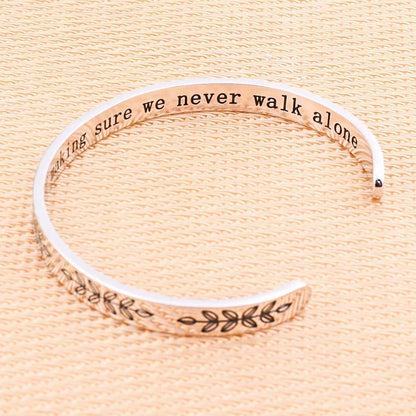 M MOOHAM Bracelets for Women- Engraved Quote Inspirational Bracelet Birthday Christmas Funny Gifts for Best Friend, Daughter, Son, Sister, Niece, Mom, Coworkers, Stainless Steel Jewelry Apparel & Accessories > Jewelry > Bracelets M MOOHAM   