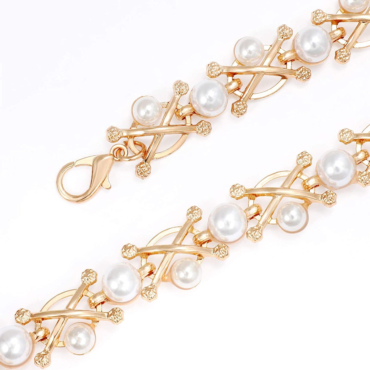 Metal Waist Chain Women Girls Adjustable Body Link Belts Fashion Belly Jewelry for Jeans Dresses Gold Apparel & Accessories > Jewelry > Body Jewelry WHIPPY   