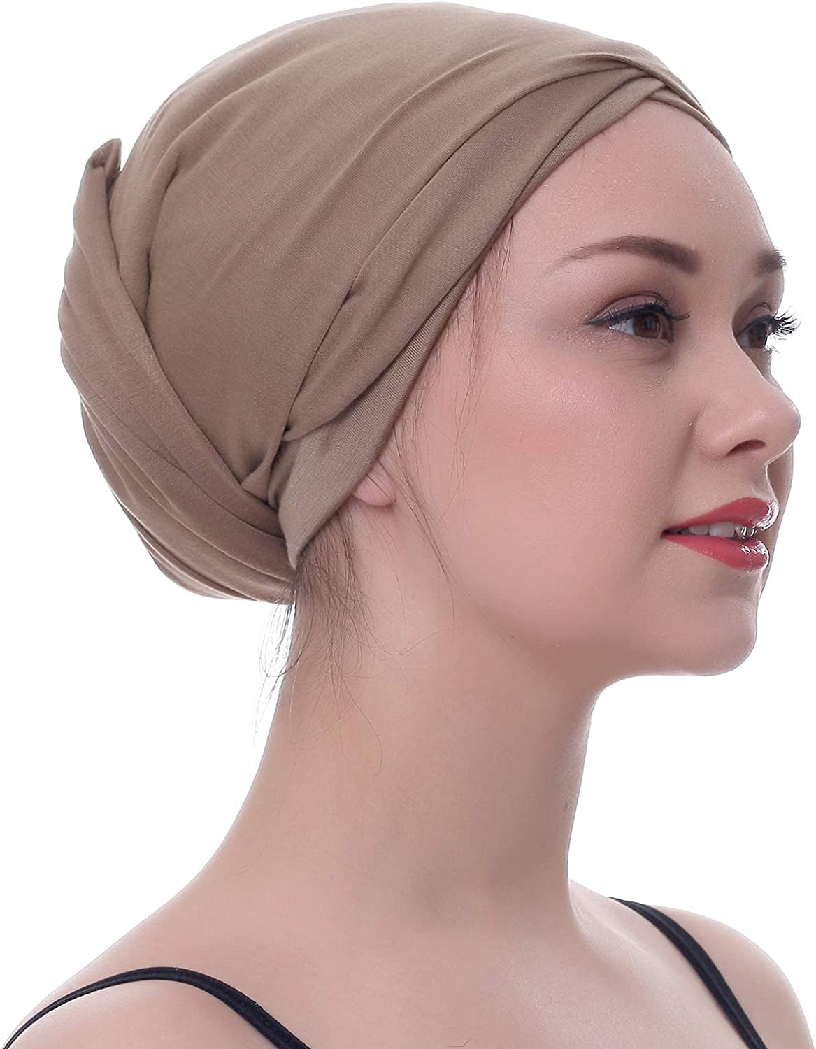 Ever Fairy Turban Head Wrap Scarf,African Women' Soft Long Scarf Shawl Hair Bohemian Headwrap Stretch Headband Tie Apparel & Accessories > Clothing Accessories > Scarves & Shawls Ever Fairy   