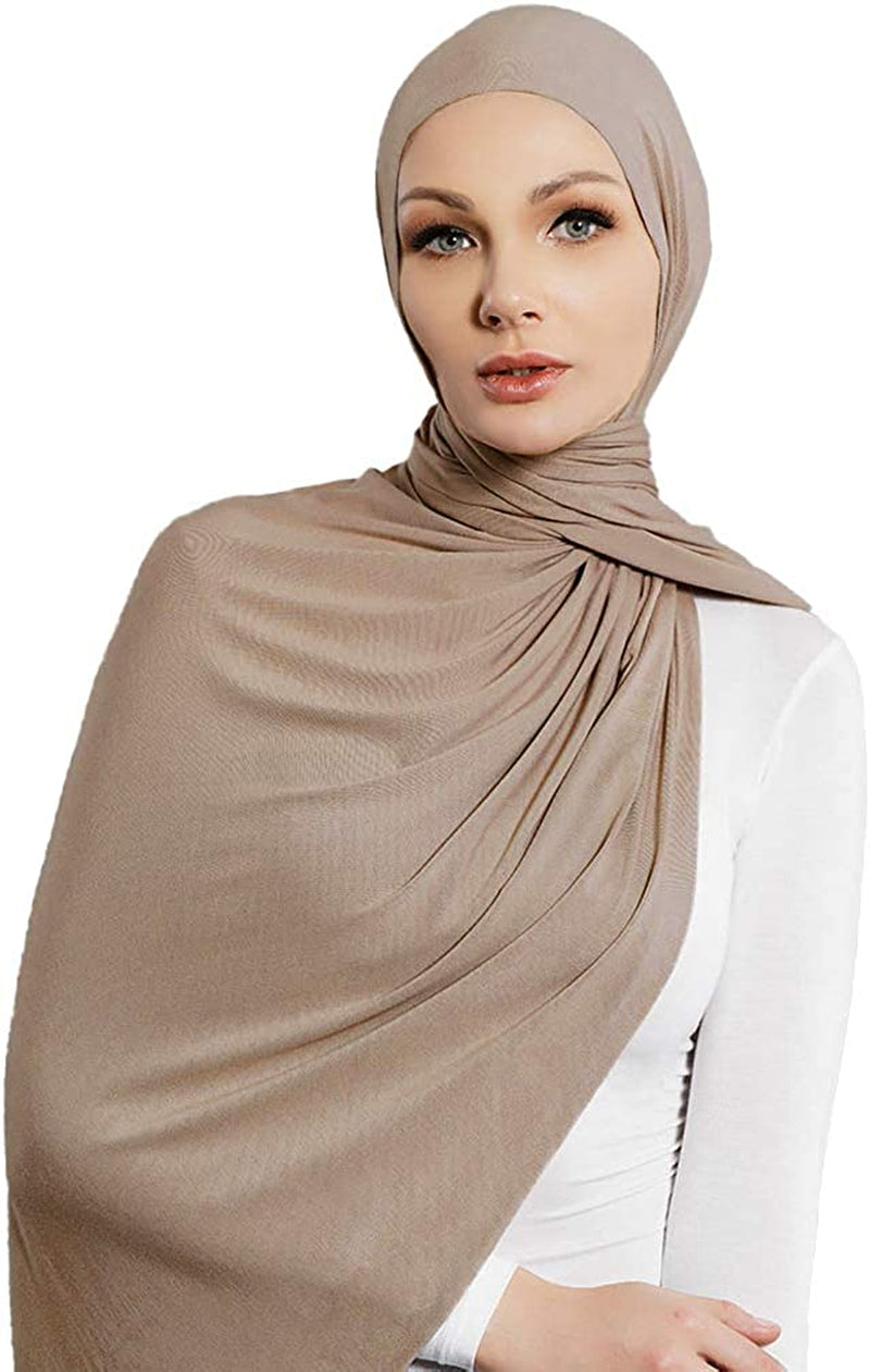 Hophor Soft Stretch Head Wrap Scarfs Long Turban Head Wrap Tie for Women Apparel & Accessories > Clothing Accessories > Bandanas & Headties Hophor   