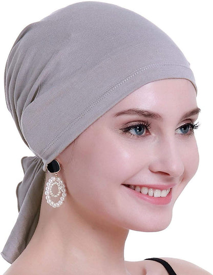 Osvyo Bamboo Chemo Headscarf for Women Hair Loss - Cancer Slip on Headwear Turbans Sealed Packaging  osvyo   