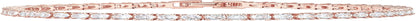 PAVOI 14K Gold Plated 3Mm Cubic Zirconia Classic Tennis Bracelet | Gold Bracelets for Women | Size 6.5-7.5 Inch Apparel & Accessories > Jewelry > Bracelets PAVOI Rose Plated 6.5 Inches 