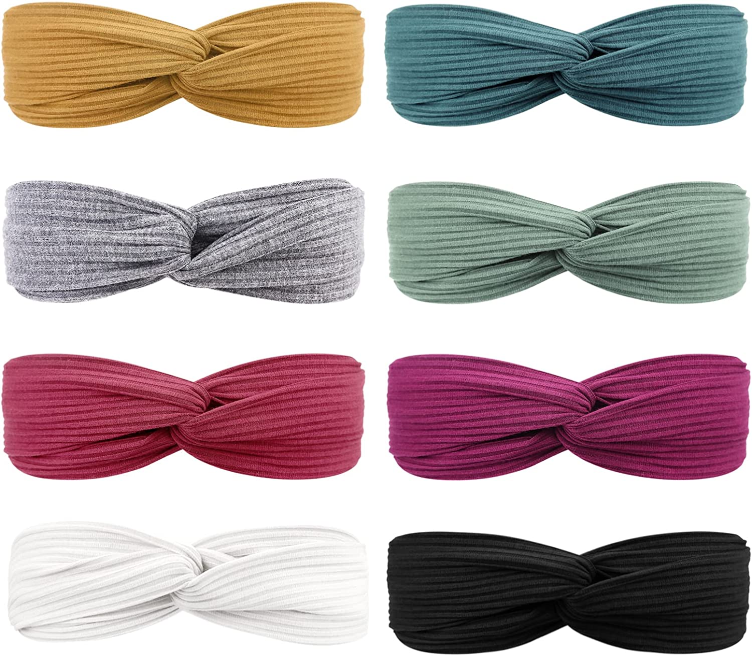 DRESHOW 8 Pack Headbands for Women Criss Cross Vintage Head Wrap Boho Headband Twisted Elastic Hair Accessories Apparel & Accessories > Clothing Accessories > Bandanas & Headties DRESHOW 8 Pack E: Movie coloring series  