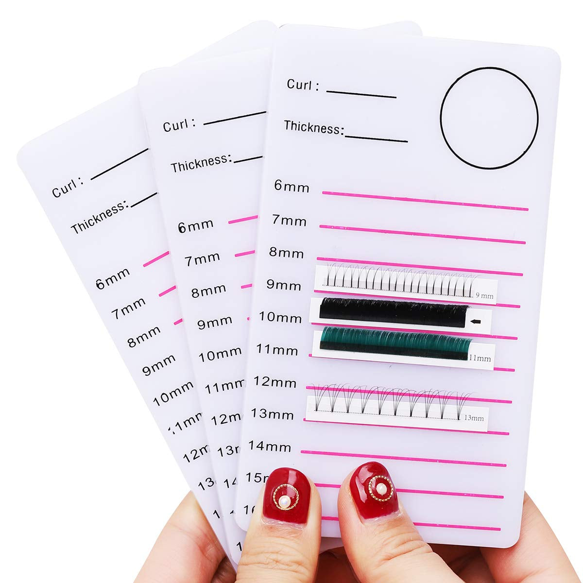 Eyelash Extension Supplies Acrylic Lashes-Holder Pad Eye Individual Lashes Makeup Tools Palette 1Pcs Lash Extension Glue Pallet Holder Card Professional Salon Use by GEMERRY Health & Beauty > Personal Care > Cosmetics > Cosmetic Tools > Makeup Tools GEMERRY   