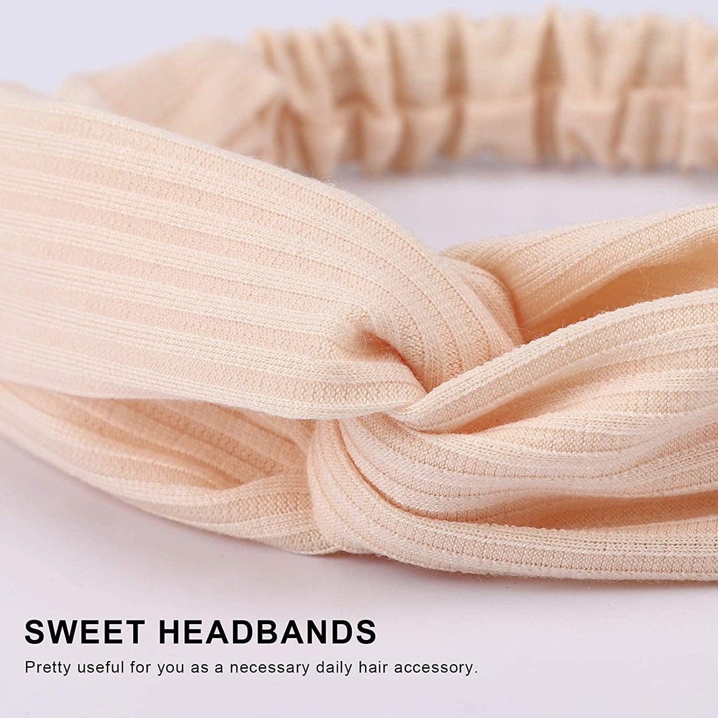 DRESHOW 8 Pack Headbands for Women Criss Cross Vintage Head Wrap Boho Headband Twisted Elastic Hair Accessories Apparel & Accessories > Clothing Accessories > Bandanas & Headties DRESHOW   
