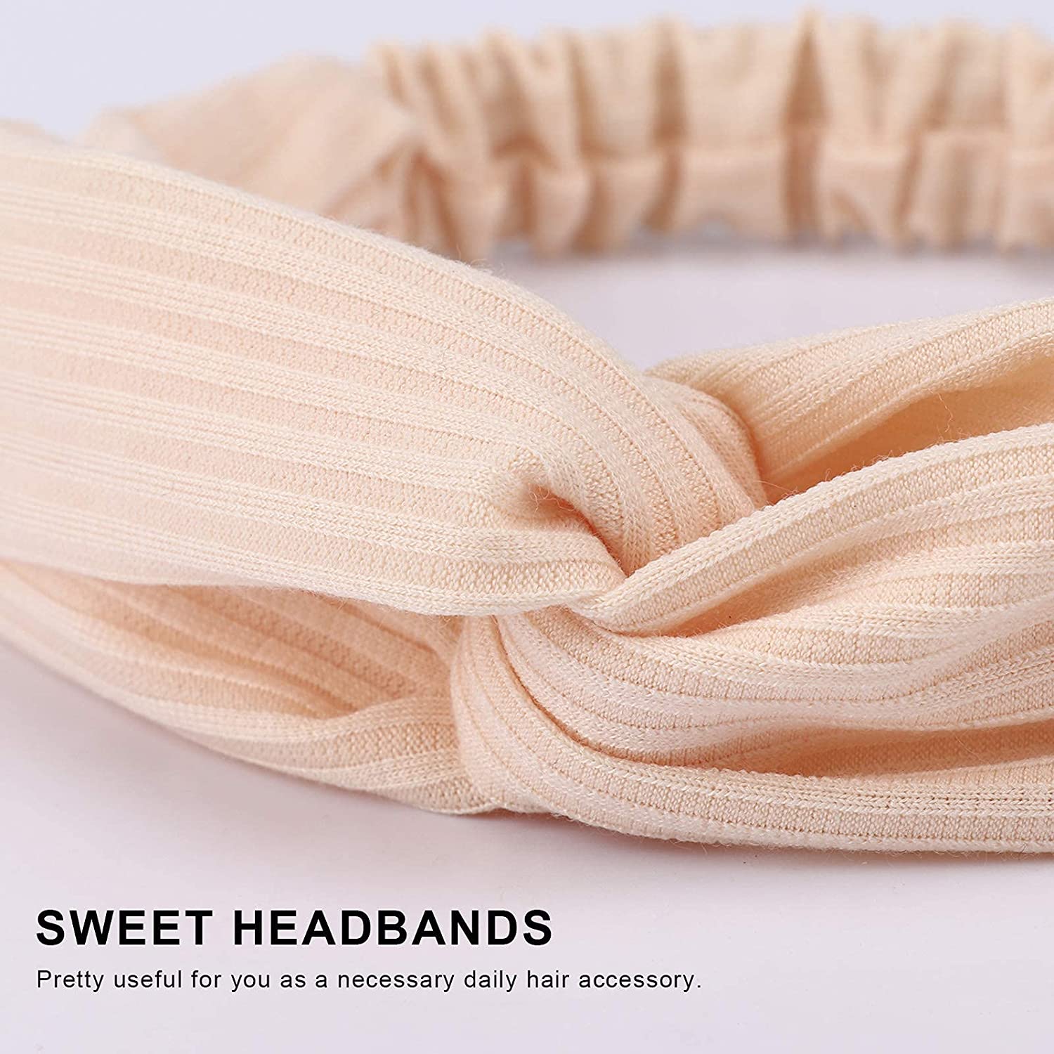 DRESHOW 8 Pack Headbands for Women Criss Cross Vintage Head Wrap Boho Headband Twisted Elastic Hair Accessories Apparel & Accessories > Clothing Accessories > Bandanas & Headties DRESHOW   