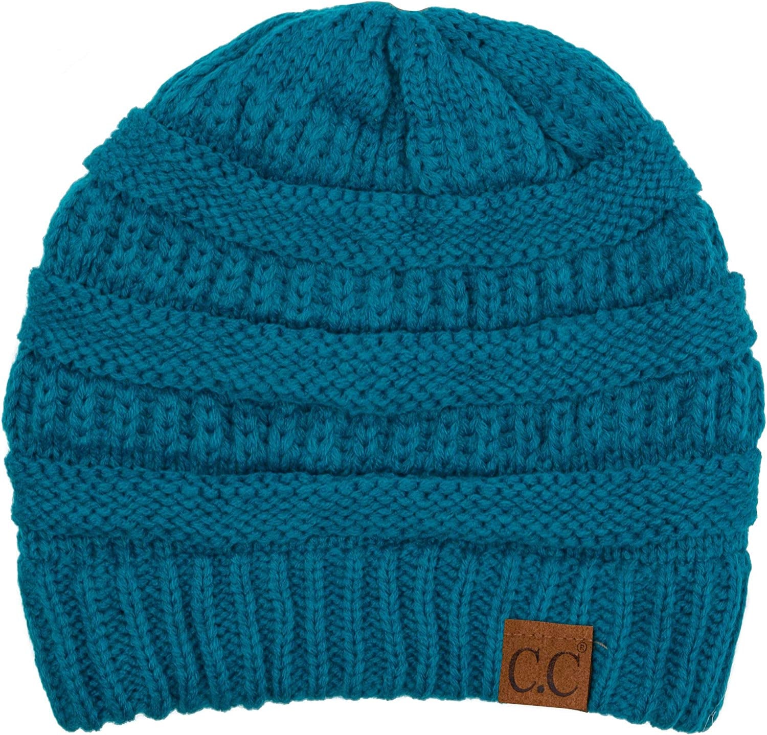 C.C Women'S Beanie Apparel & Accessories > Clothing Accessories > Hats C.C Teal One Size 