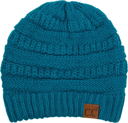 C.C Women'S Beanie Apparel & Accessories > Clothing Accessories > Hats C.C Teal One Size 