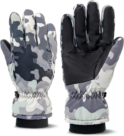 Jogoo Winter Snow Gloves for Men Women,Outdoor Ski Gloves Waterproof&Windproof Touchscreen Cold Weather Gloves Apparel & Accessories > Clothing Accessories > Gloves & Mittens Jogoo X-Large  