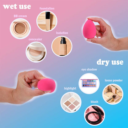 Makeup Sponge Set 4 Pack Makeup Blenders Foundation Blending Sponges 3 Shapes Beauty Make up Blender Cosmetic Tools for Powders, BB Cream, Liquid and Sunscreen (Red) Health & Beauty > Personal Care > Cosmetics > Cosmetic Tools > Makeup Tools n-a   