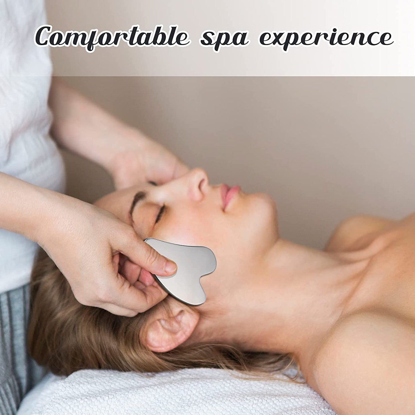 Nuanchu Stainless Steel Gua Sha Facial Tools Guasha Tool for Face Metal Gua Sha Tighten Skin Heart Massage Guasha Beauty Tool for Body Eyes Neck Massager with Travel Pouch (Heart Style) Health & Beauty > Personal Care > Cosmetics > Cosmetic Tools > Skin Care Tools Nuanchu   