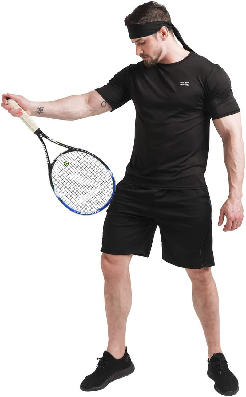 Sports Headband - Head Tie Tennis Tie Hairband - Sweatbands Headbands Wristbands Head Wrap - Ideal for Working Out,Tennis Apparel & Accessories > Clothing Accessories > Bandanas & Headties DEMIL   
