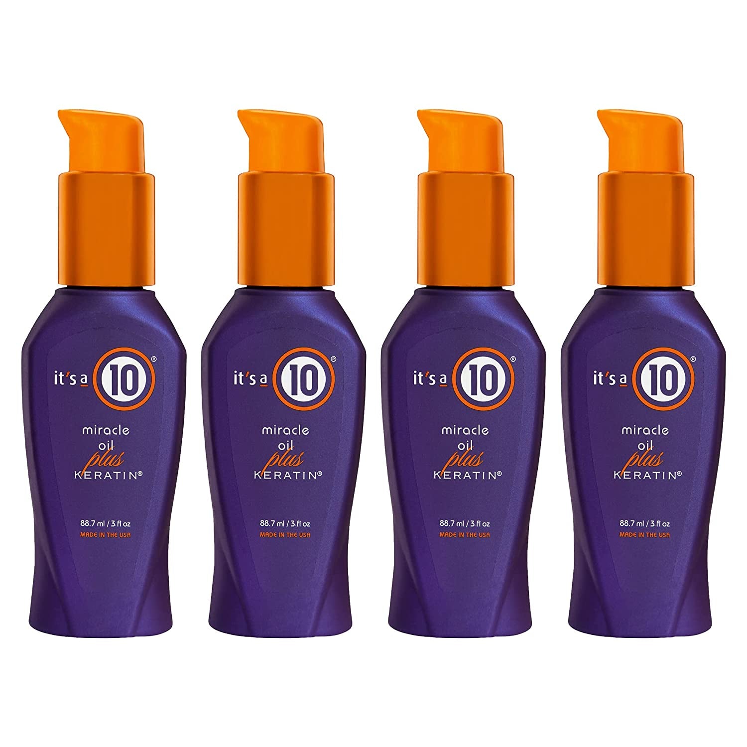 It'S a 10 Haircare Miracle Oil plus Keratin, 3 Fl. Oz. (Pack of 1) Health & Beauty > Personal Care > Hair Care It's a 10 Haircare Pack of 4  