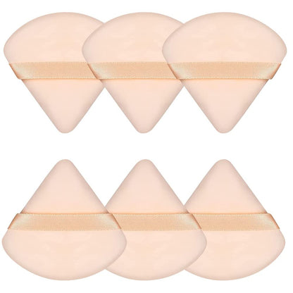 Pimoys 6 Pieces Powder Puff Face Soft Triangle Makeup Puff for Loose Powder Body Powder, Wedge Shape Velour Cosmetic Sponge for Contouring, under Eyes and Corners, Beauty Makeup Tools Health & Beauty > Personal Care > Cosmetics > Cosmetic Tools > Makeup Tools Pimoys Nude  