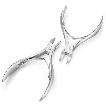 FERYES Toenail Clippers for Thick,Fungal or Ingrown Toenails - Ingrown Nail Clipper for Men,Women,Seniors,Podiatrist - Heavy Duty 4R13 Stainless Steel Toenail Tool - Silver Health & Beauty > Personal Care > Cosmetics > Cosmetic Tools > Nail Tools FERYES   
