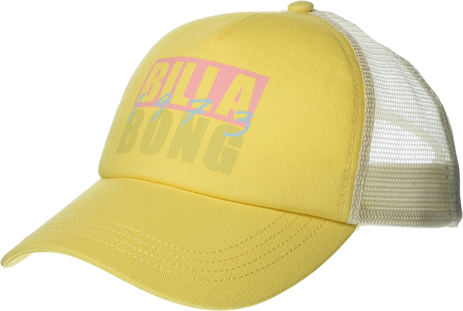 Billabong Women'S Aloha Forever Adjustable Trucker Hat with Mesh Back Apparel & Accessories > Clothing Accessories > Hats Billabong Mellow Yellow One Size 