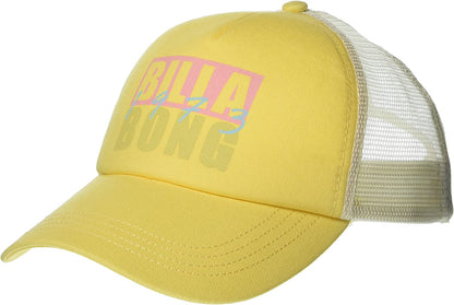Billabong Women'S Aloha Forever Adjustable Trucker Hat with Mesh Back Apparel & Accessories > Clothing Accessories > Hats Billabong Mellow Yellow One Size 