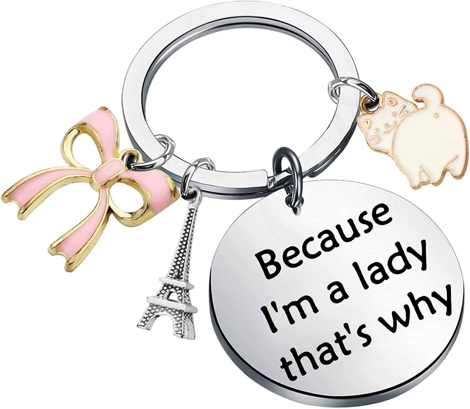 BAUNA the Aristocats Inspired Bracelet Marie Cat Comic Movie Cute Jewelry for Friend Apparel & Accessories > Jewelry > Bracelets BAUNA The Aristocats Inspired keychain  