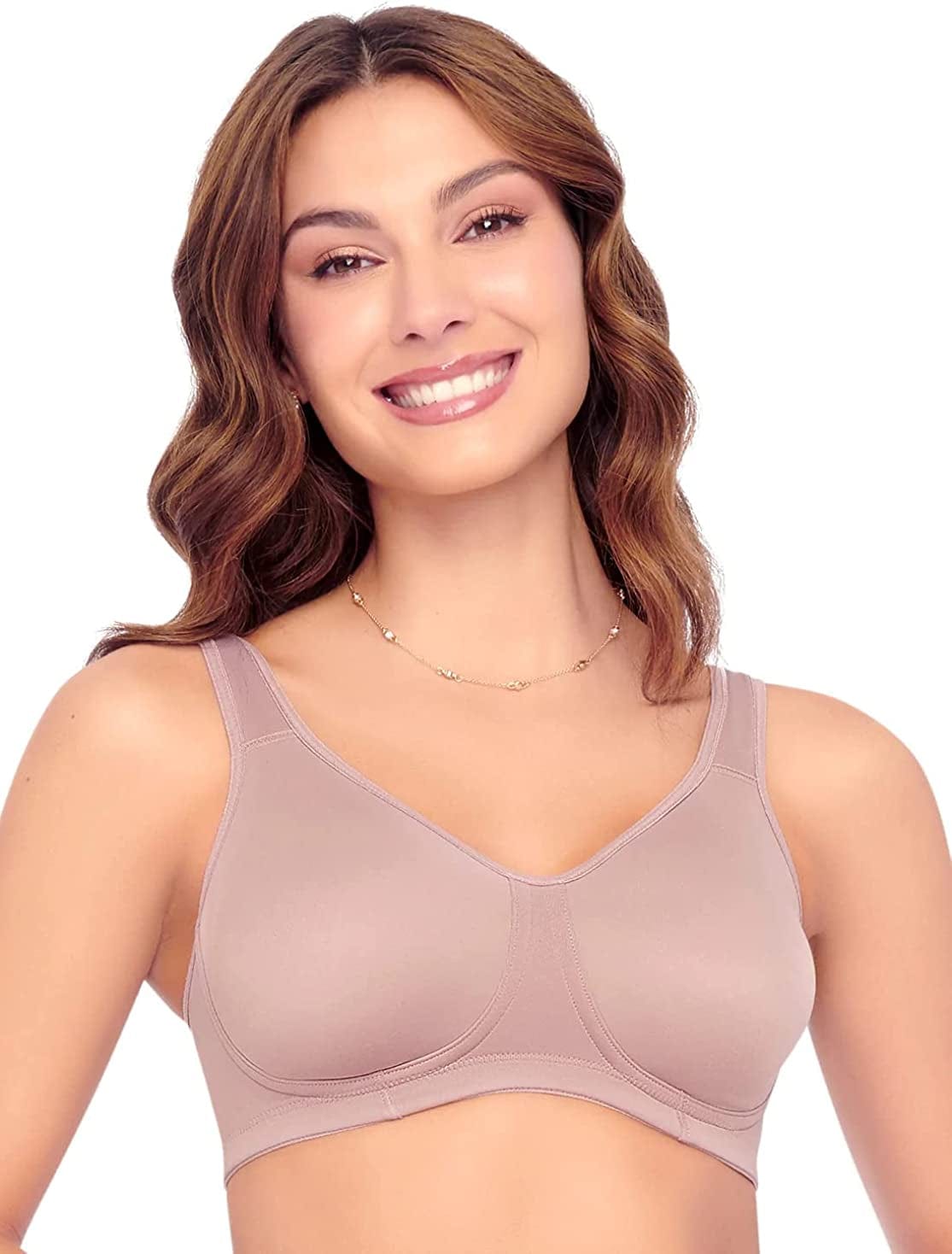 7306 - Women'S Full Coverage Wireless U-Back Bra Blush / 40B
