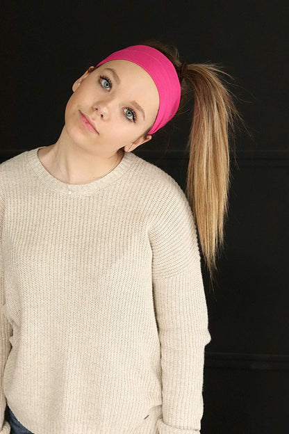Kenz Laurenz Headbands Tie on Headband for Women Men Running Athletic Hair Head Band Elastic Sports Sweat Basketball Sweatband Stetchy Yoga Workout Sweatbands Adjustable Non-Slip Moisture Wicking Apparel & Accessories > Clothing Accessories > Bandanas & Headties Kenz Laurenz   