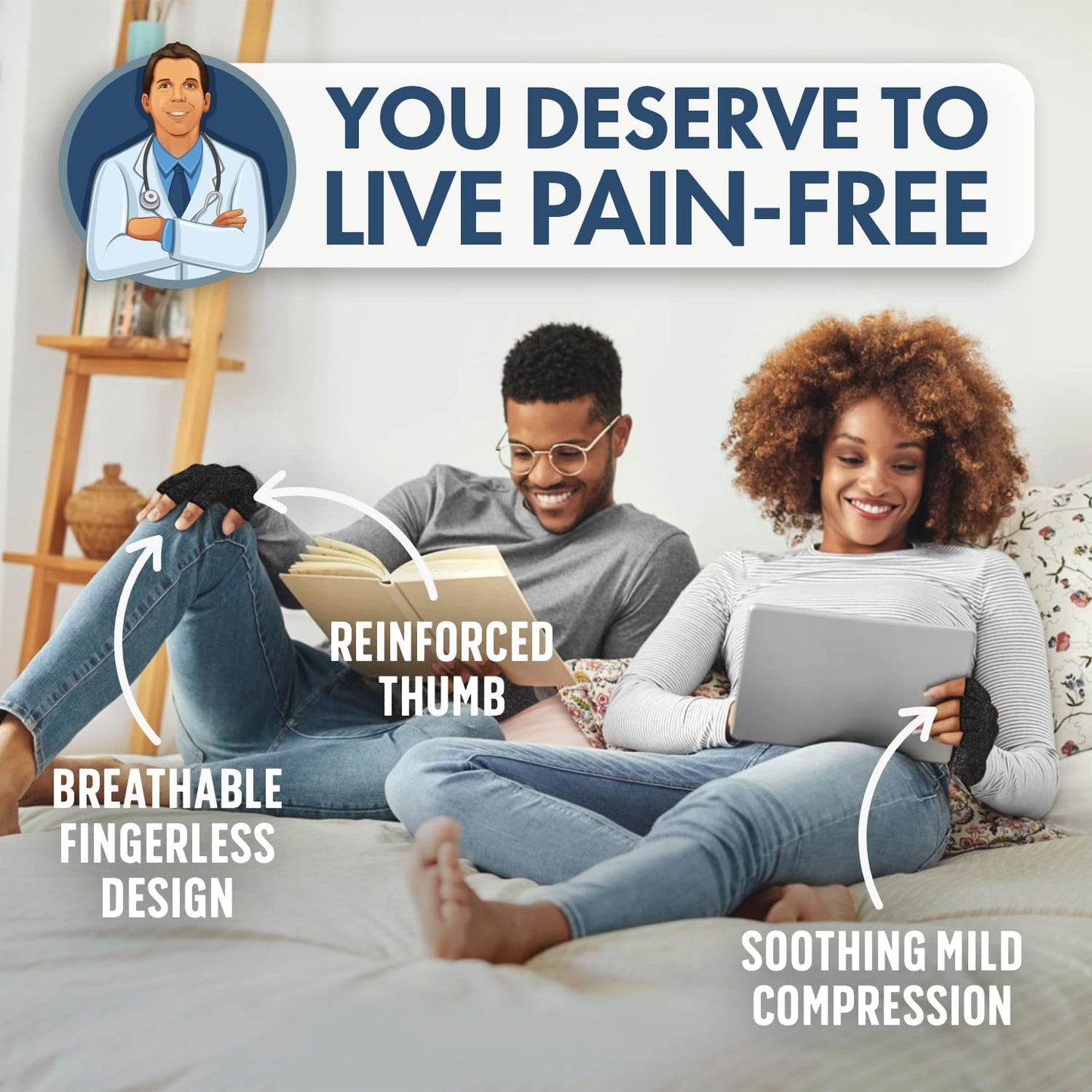 Dr. Frederick'S Original Arthritis Gloves for Women & Men - Compression Gloves for Arthritis Pain Relief - Small Apparel & Accessories > Clothing Accessories > Gloves & Mittens Frederick Medical Supply   