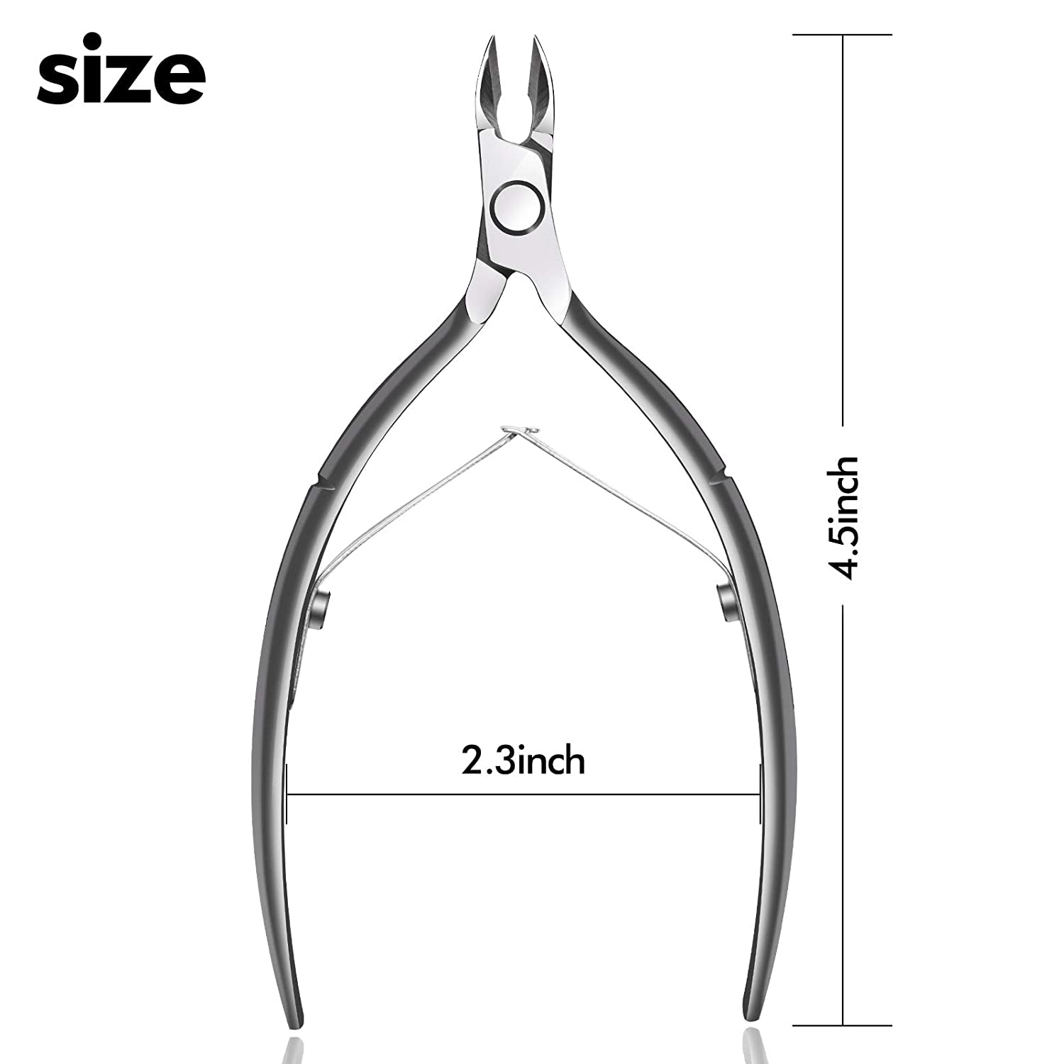 Cuticle Cutter Cuticle Trimmer - Cuticle Clipper Cuticle Nipper Professional Cuticle Remover Tool for Fingernail and Toenail Health & Beauty > Personal Care > Cosmetics > Cosmetic Tools > Nail Tools ECBASKET   