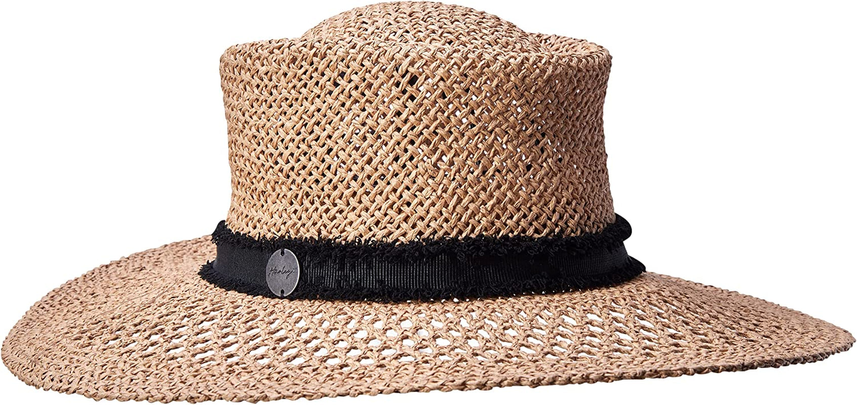 Hurley Women'S Straw Hat - Santa Rosa Lightweight Wide Brim Panama Straw Sun Hat Apparel & Accessories > Clothing Accessories > Hats Hurley   
