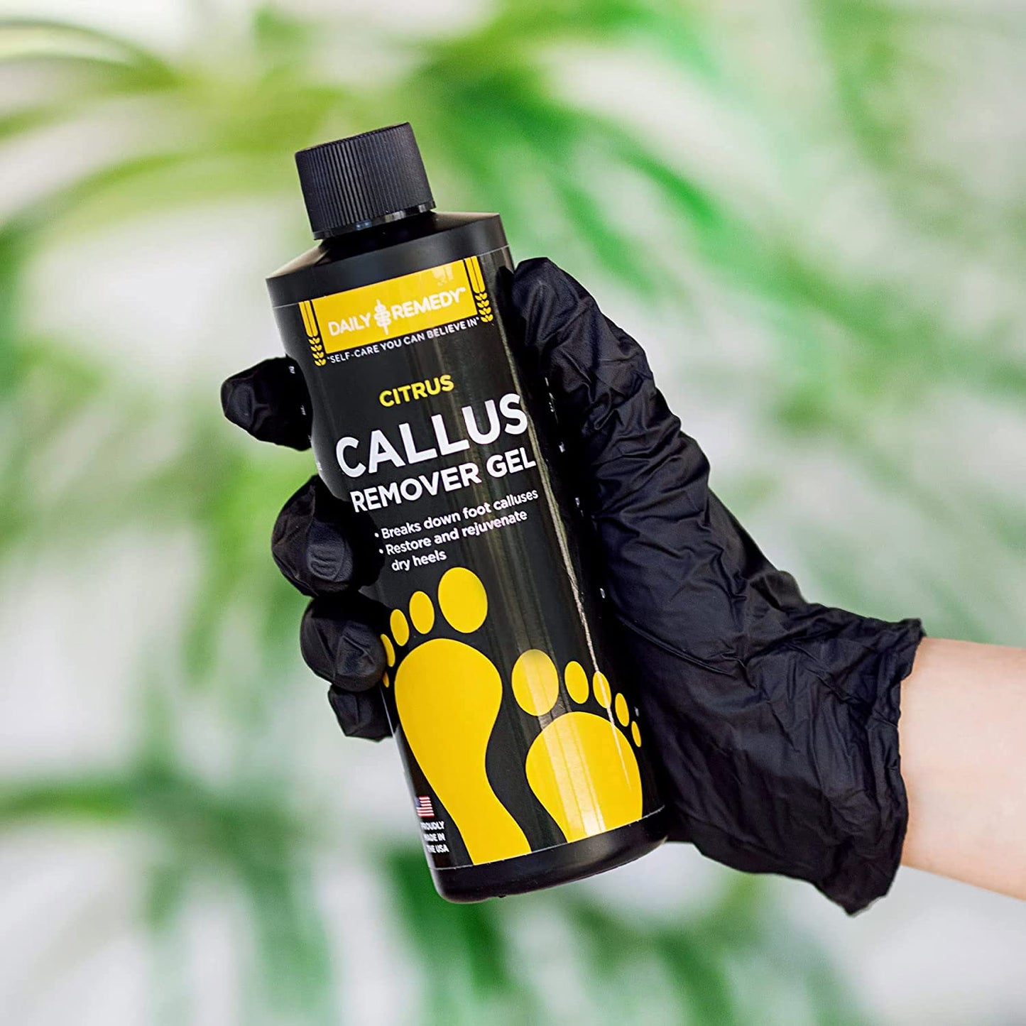 Daily Remedy Citrus Detox Callus Remover Gel & Pumice Stone for Feet - Extra Strength Professional Scrubber, Remove Tough Calluses, Dead Skin, Dry Cracked Heels - Home Pedicure Products for Feet Health & Beauty > Personal Care > Foot Care DAILY REMEDY   