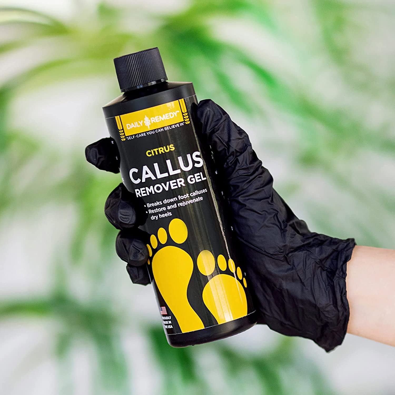 Daily Remedy Citrus Detox Callus Remover Gel & Pumice Stone for Feet - Extra Strength Professional Scrubber, Remove Tough Calluses, Dead Skin, Dry Cracked Heels - Home Pedicure Products for Feet Health & Beauty > Personal Care > Foot Care DAILY REMEDY   