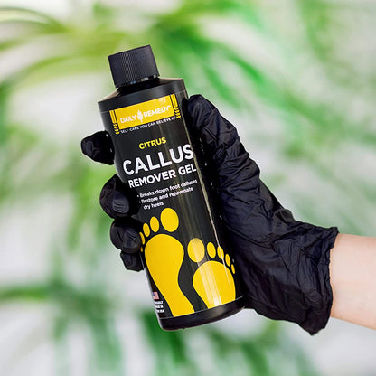 Daily Remedy Citrus Detox Callus Remover Gel & Pumice Stone for Feet - Extra Strength Professional Scrubber, Remove Tough Calluses, Dead Skin, Dry Cracked Heels - Home Pedicure Products for Feet Health & Beauty > Personal Care > Foot Care DAILY REMEDY   