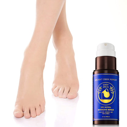 Organic Foot Cream Made of Olive, Almond, Grapeseed, Lavender & Vitamin E Oil. Balm Moisturizer for Cracked Dry Feet, Hands, Heels, Elbows, Nails, Knees. Natural Foot Care Lotion 3.4 Oz Health & Beauty > Personal Care > Foot Care Ancient Greek Remedy   