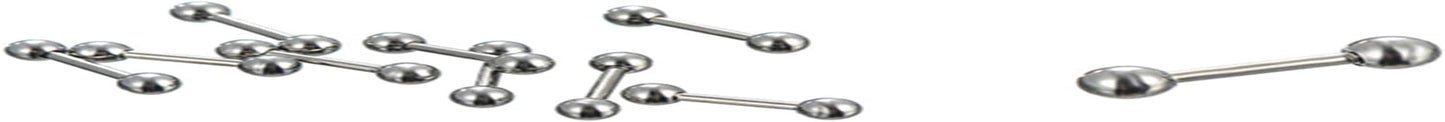 DEFLERS Body Piercing Jewelry Kit Titanium Steel Nose Rings Lip Tongue Tragus Cartilage Rings Hoop Studs Different Styles Apparel & Accessories > Jewelry > Rings Generic   