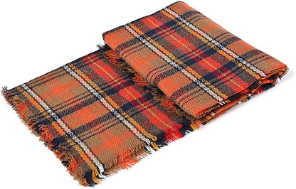 Century Star Women'S Stylish Warm Tassels Soft Plaid Tartan Scarf Winter Large Blanket Wrap Shawl Apparel & Accessories > Clothing Accessories > Scarves & Shawls Century Star   