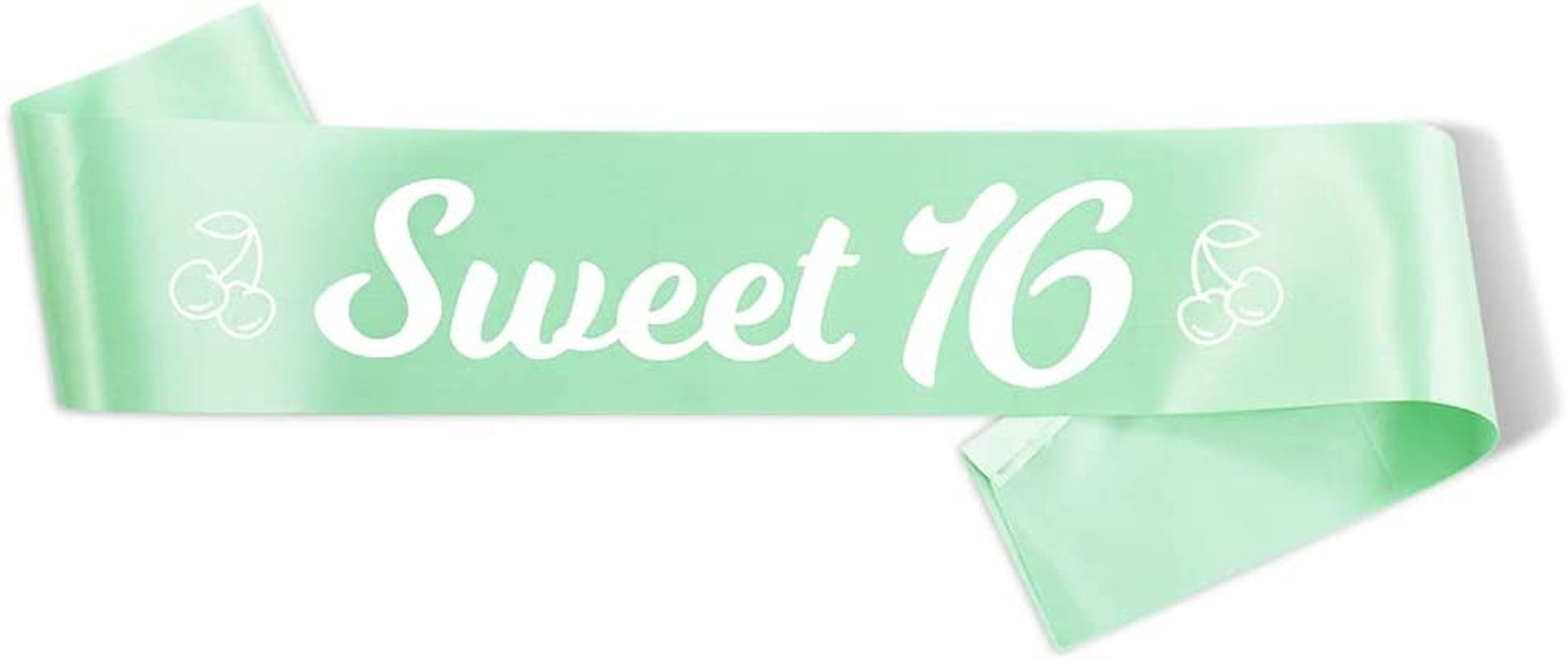Party to Be Sweet 16 Birthday Sash Happy 16Th Birthday Party Decoration Party Favors for Birthday Girls Purple Apparel & Accessories > Clothing Accessories > Sashes Party to Be Mint green  