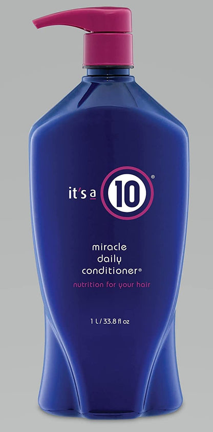 It'S a 10 Haircare Miracle Daily Conditioner, 33.8 Fl. Oz. Health & Beauty > Personal Care > Hair Care It's a 10 Haircare 33.8 Fl Oz (Pack of 2)  